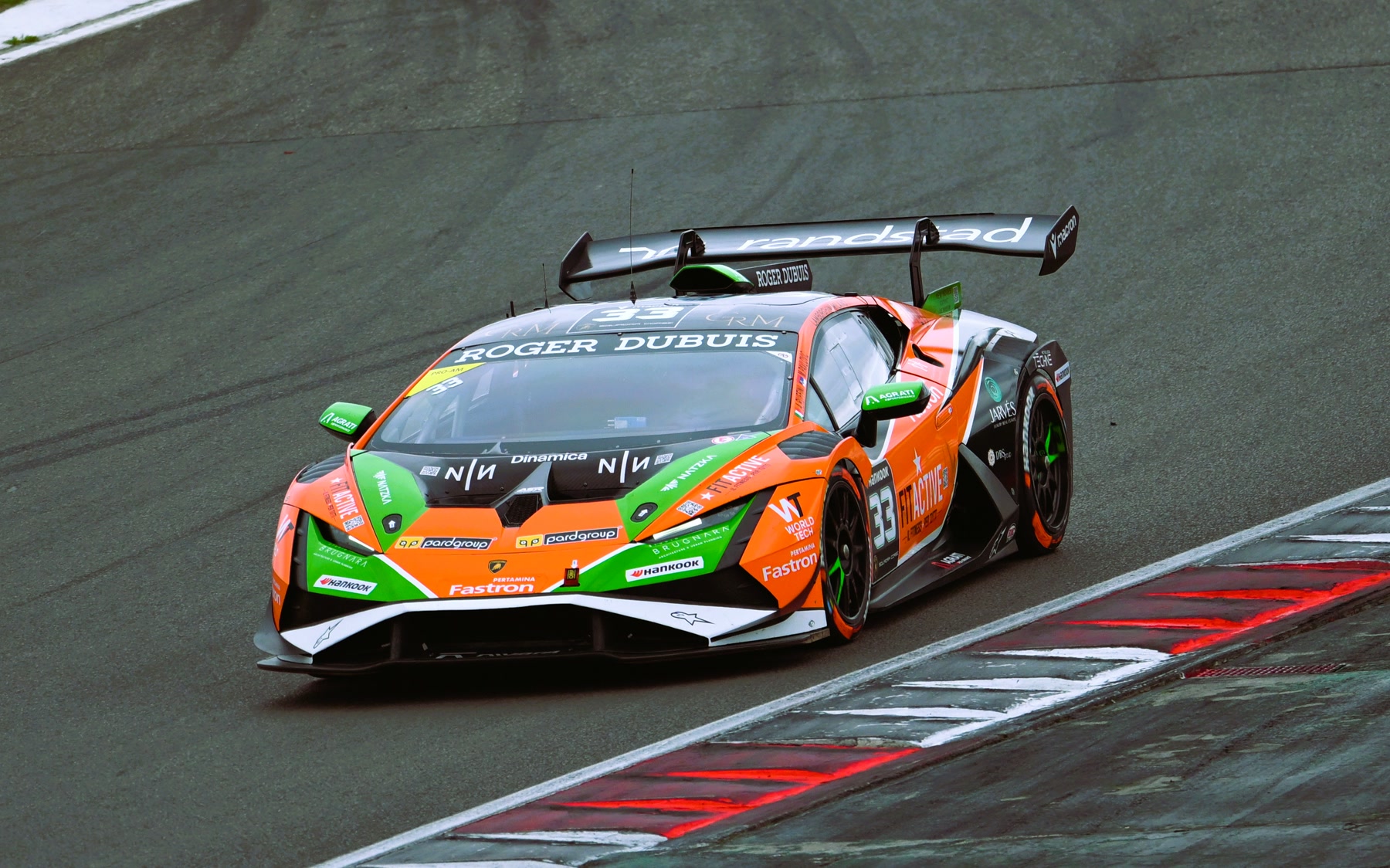 La vettura ASR nel Lamborghini Super Trofeo
